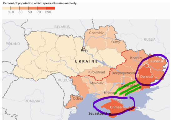 Scenario 1: Limited Action By Russia